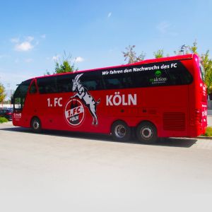 Busbeklebung 1. FC Köln