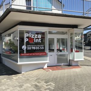 Schaufensterbeklebung PizzaPoint