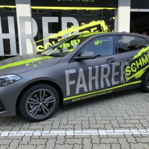KFZ Beschriftung Fahrerschmiede