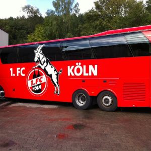 Busbeklebung 1. FC Köln